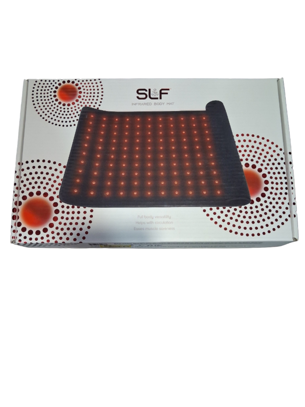 LF Infrared Red Light Therapy Body Mat - Black